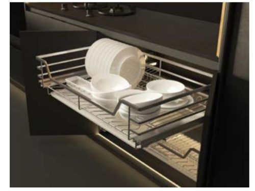 Bộ rổ bát đĩa Cucina Cappella 549.08.148 900mm Inox 304