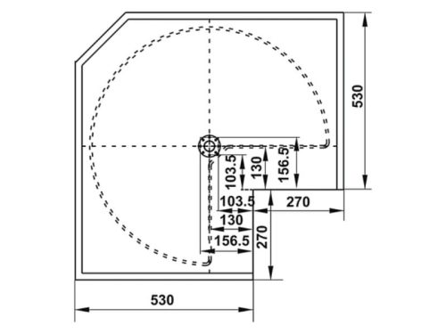 Bộ rổ góc xoay 270 độ Hafele Mezzo 548.37.011