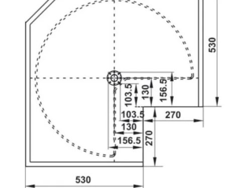 Bộ rổ góc xoay 270 độ Mezzo Hafele 548.37.210 mạ chrome 3 Kích thước của Bộ rổ góc xoay 270 độ Mezzo Hafele 548.37.210 mạ chrome