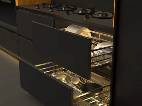 Bộ rổ xoong nồi Cappella Hafele 549.08.025 Inox 304