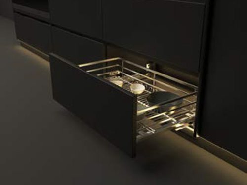 Bộ rổ xoong nồi Cappella Hafele 549.08.026 Inox 304