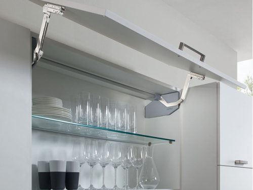 Bộ tay nâng Free Swing Hafele 493.05.772, đen