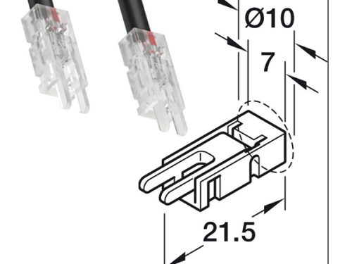 Dây nối cho dải đèn LED Hafele 833.89.196