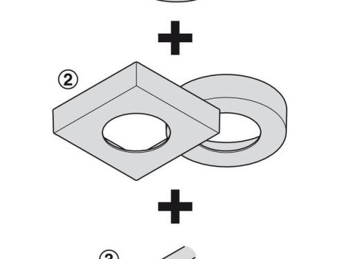 Kích thước của Đèn Led chiếu 12V Hafele 833.72.351