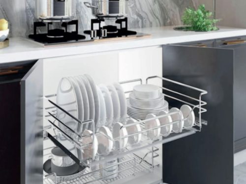 Giá bát đĩa nan oval (Quả Trám) Inoxen EV6080