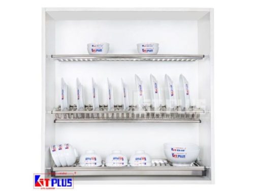 Giá bát cố định 3 tầng chữ V Kit Plus DK12A.80