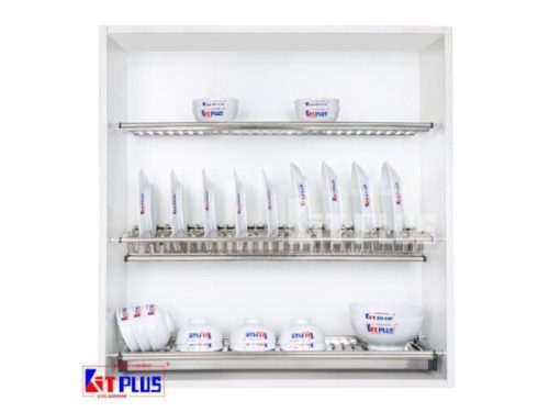 Giá bát cố định 3 tầng chữ V Kit Plus DK12A.90