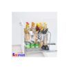 Giá dao thớt nan dẹt inox mờ, ray giảm chấn Kit Plus EC VIP.40 2 Giá dao thớt nan dẹt inox mờ, ray giảm chấn Kit Plus EC VIP.40