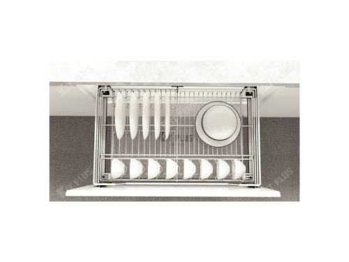 Giá xoong nồi, bát đĩa đa năng nan tròn Inox Kit Plus DM60S