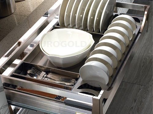 Giá xoong nồi, bát đĩa tủ dưới Eurogold EU133.700