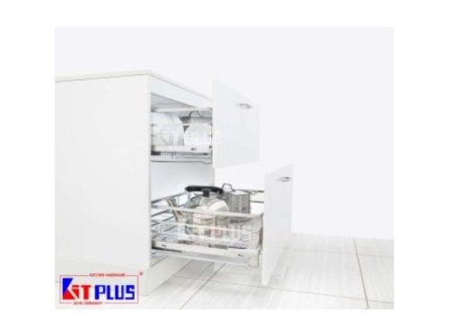 Giá xoong nồi nan dẹt inox mờ Kit Plus BG VIP.70