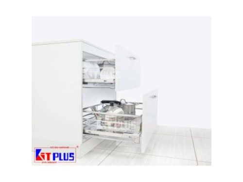 Giá xoong nồi nan dẹt inox mờ Kit Plus BG VIP.90