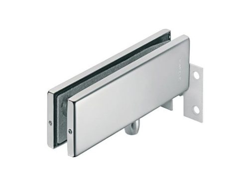 Kẹp kính trên khung gắn tường Inox mờ Hafele 981.50.050