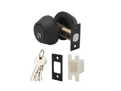 Khóa cóc 2 đầu chìa màu đen Hafele 911.83.569