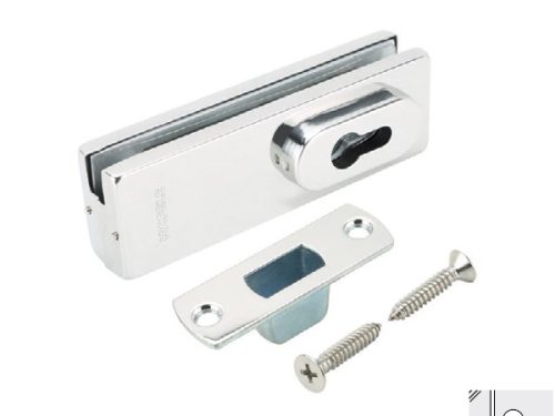 Khóa kẹp chân kính Inox bóng Hafele 981.00.66