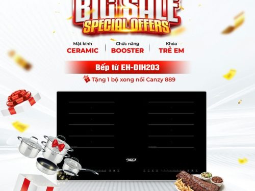 Bếp từ đôi Chefs EH-DIH203