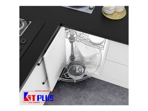Mâm xoay Inox mờ cao cấp mở 1/2 -180 Kit Plus DK.180 VIP