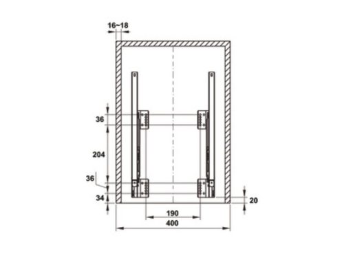 Thùng rác gắn cánh Cucina Viola 503.48.504 4 Thùng rác gắn cánh Cucina Viola 503.48.504