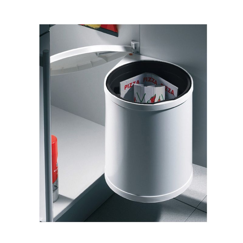 phu-kien-nha-bep-502-12-729 Thùng rác gắn cửa màu trắng Hafele 502.12.729 15L