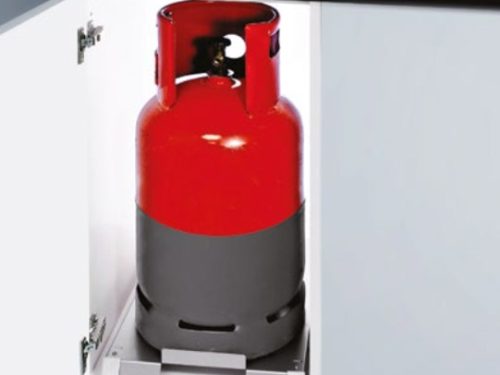 Phụ kiện tủ bếp dưới, giá đỡ bình Gas Hafele 505.72.990