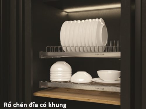 Rổ bát đĩa có khung Presto Hafele 544.40.004 Inox 304