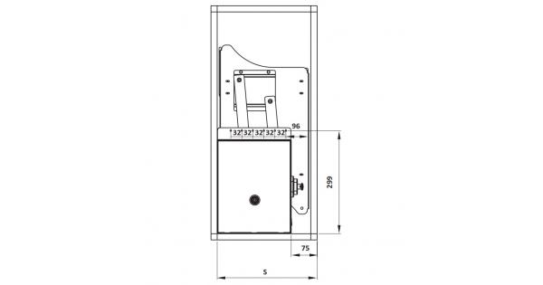 Kích thước của Rổ bát đĩa di động lướt tròn Lento Hafele 504.76.008 Inox 304 Kích thước của Rổ bát đĩa di động lướt tròn Lento Hafele 504.76.008 Inox 304