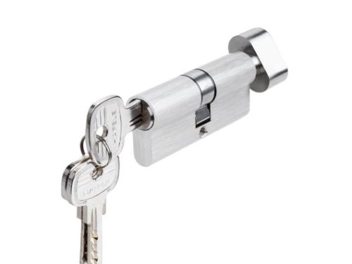 Ruột khóa 1 đầu chìa 1 đầu vặn 65mm Hafele 489.56.003