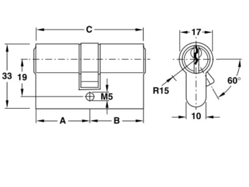 ruot khoa hafele 916 96 600 1