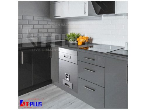 Thùng gạo mặt gương bạc Kit Plus RB.29A