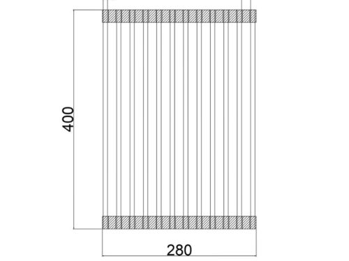 Thiết kế của Thanh lưới Konox Roller Mat RM01