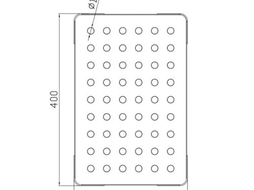 Thiết kế của Thớt lỗ inox Konox Cutting Board CB04