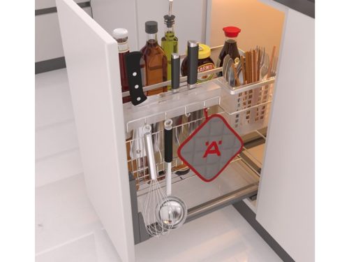 Bộ rổ gia vị, dao thớt Hafele Sonata 549.20.010 250mm