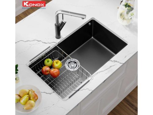 Chậu rửa bát Granite Naros 760S Black