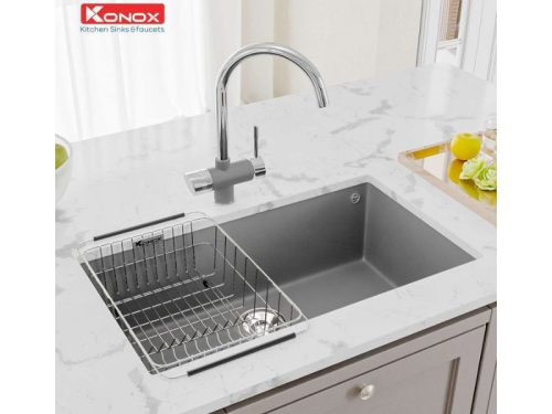 Chậu rửa bát Granite Naros 760S Grey