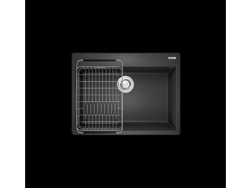 Chậu rửa bát Granite Ruvita 680 Black