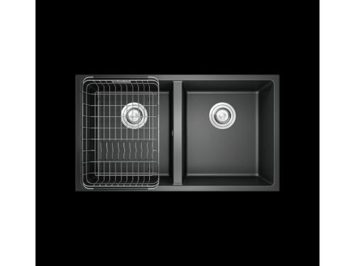 Chậu rửa bát Granite Veloci 760D Black