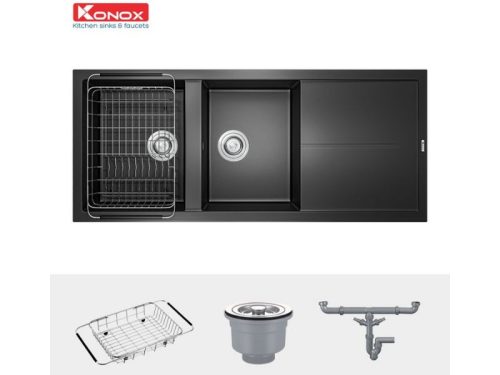 Phụ kiện của Chậu rửa bát Konox Granite Livello Smart 1160 Black
