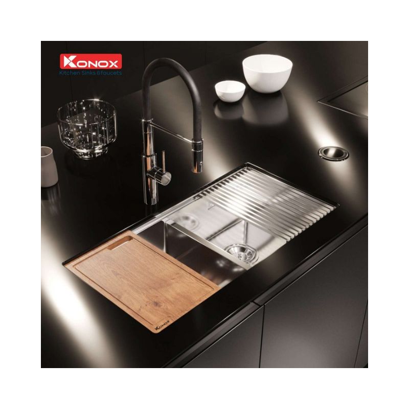 Ảnh thực tế của Chậu rửa bát Konox Workstation - Undermount Sink KN8745DUB