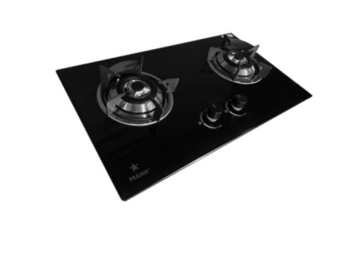 Ảnh thực tế bếp gas đôi Pramie PRMY-GS210 lắp âm