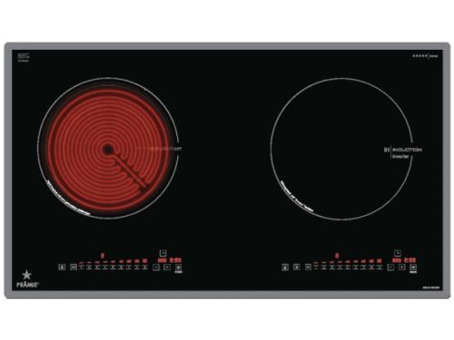 Bếp từ kết hợp hồng ngoại Pramie PRMY-2105 2 vùng nấu lắp âm