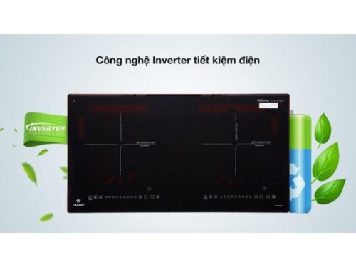 Mặt kính bếp từ kết hợp hồng ngoại Pramie PRTH-2109 2 vùng nấu lắp âm