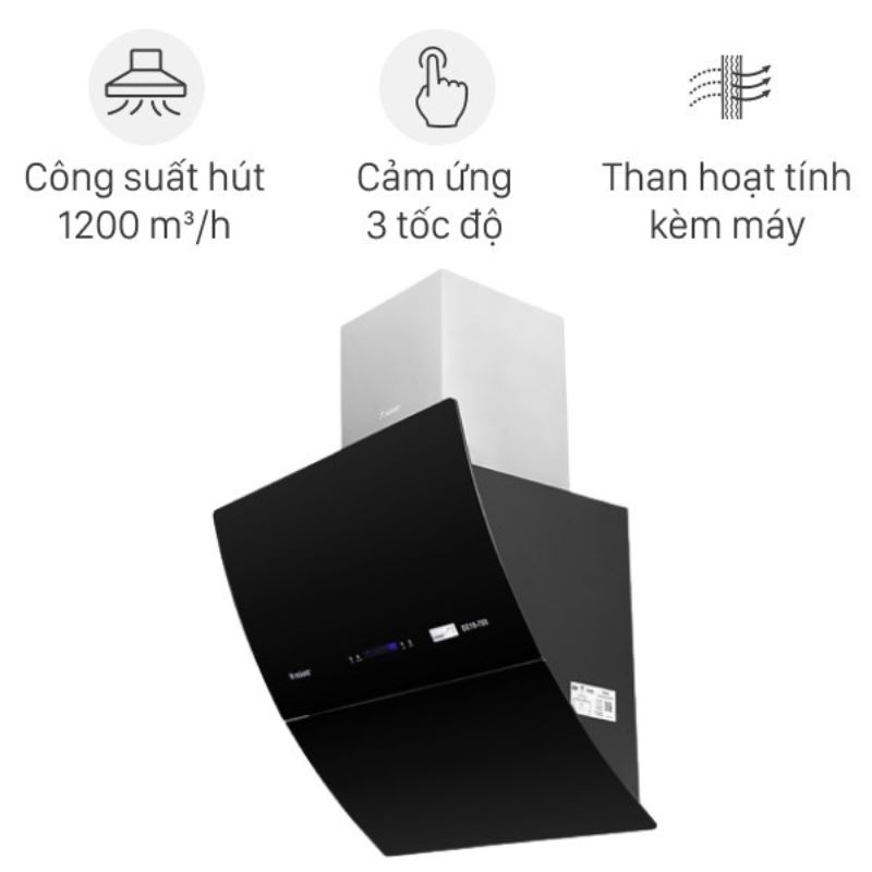 Tính năng máy hút mùi áp tường tuần hoàn Pramie DE19-700 Air Tính năng máy hút mùi áp tường tuần hoàn Pramie DE19-700 Air