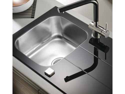 Ảnh thực tế của chậu rửa chén inox 1 hố Elica Concerto 1B 1D – Black 109501230