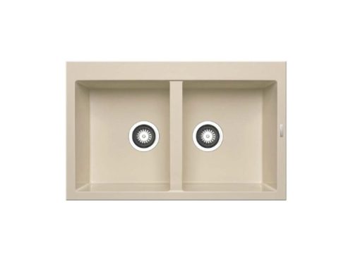 Chậu rửa bát Elica Pyragranite Alazia 2B – Mocha 79811211