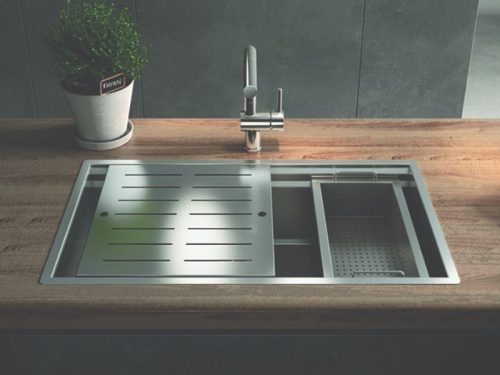 Chậu rửa bát 1 hố Elica Pyramis Zeus 0101061901 2 Ảnh chậu rửa bát 1 hố Elica Pyramis Zeus 0101061901