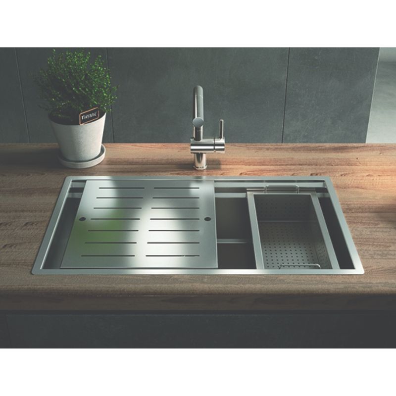 hinh-anh-chau-rua-bat-1-ho-elica-pyramis-zeus-0101061901 Ảnh chậu rửa bát 1 hố Elica Pyramis Zeus 0101061901