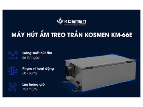 Hình ảnh máy hút ẩm treo trần KOSMEN KM-66E
