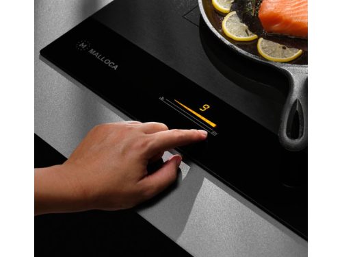 Bảng điều khiển của bếp từ đôi Malloca Skylux MH-802 lắp âm