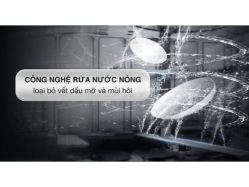 Công nghệ rửa nước nóng của máy rửa bát độc lập Hafele HDW-F6051S 538.21.370