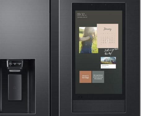 Bảng điều khiển tủ lạnh 2 cánh side by side 616 lít Samsung Family Hub RS64T5F01B4/SV